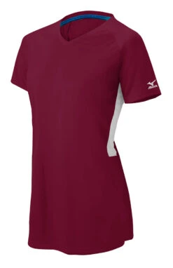 Mizuno Girls Comp Short-Sleeve V-Neck Jersey -Baseball Gear Store 350584 3U00