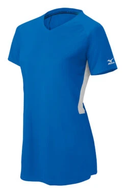 Mizuno Girls Comp Short-Sleeve V-Neck Jersey -Baseball Gear Store 350584 5200
