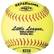 Wilson - 11" Official Little League Fastpitch Softball - A9274BSST