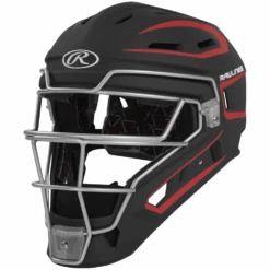 Rawlings Velo Youth Two Tone Catchers Helmet CHV27J -Baseball Gear Store CHV27J BK SCA