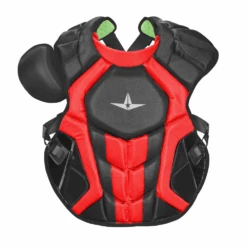 All-Star All Star SEI Certified System 7 Axis Adult Chest Protector CPCC40PRO -Baseball Gear Store CPCC40PRO BK RD