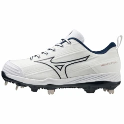 Mizuno Sweep 6 Low Womens Metal Softball Cleats -Baseball Gear Store NAVY