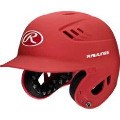 Rawlings R16 Series Matte Batting Helmet R16MS -Baseball Gear Store R16MS S 3quarterleft