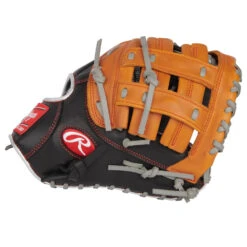 Rawlings R9 R9FMU-17BT 12 Inch Youth First Base Glove -Baseball Gear Store R9FMU 17BT side