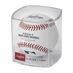 Rawlings Official Major League Baseball With Display Case - ROMLB-R