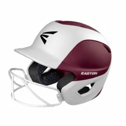 Easton Ghost Matte Two Tone Fastpitch Softball Helmet With Mask -Baseball Gear Store ghost wh ma