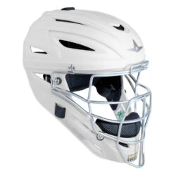 All-Star All Star MVP2500M Matte Finish Catchers Helmet -Baseball Gear Store mvp2500m white